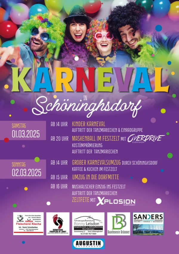 Großer Karnevalsumzug in Schöninghsdorf