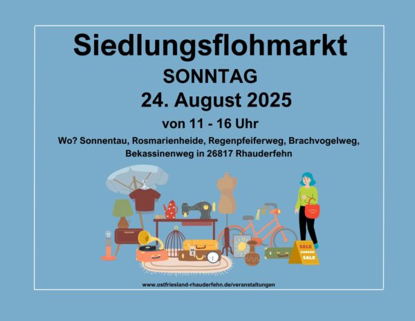 Siedlungsflohmarkt Rhauderfehn Mitte